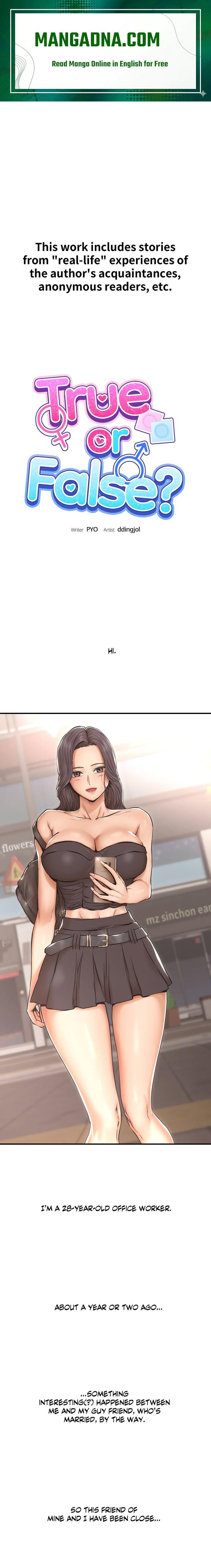 True or False? (Uncensored) - Chapter 1 Page 1