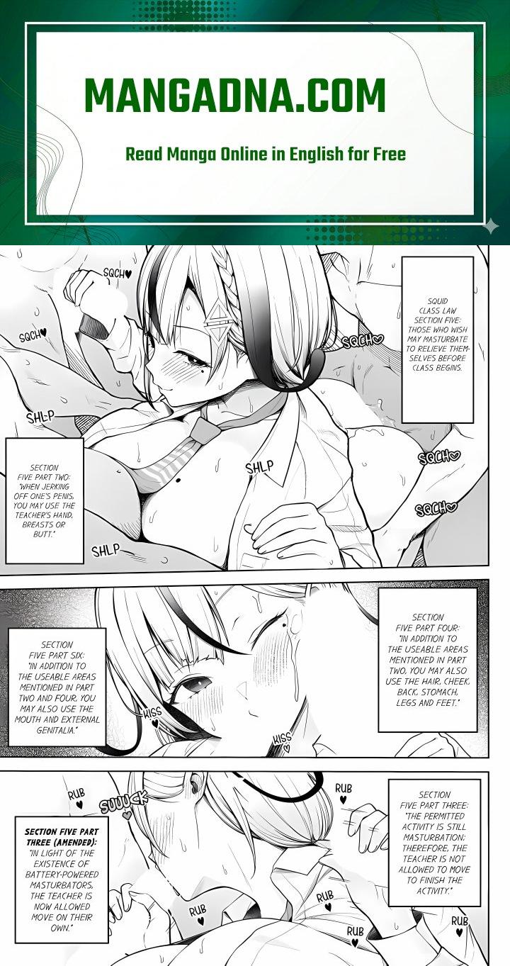First Year Squid Class’s Nymphomaniac Teacher - Chapter 13 Page 1