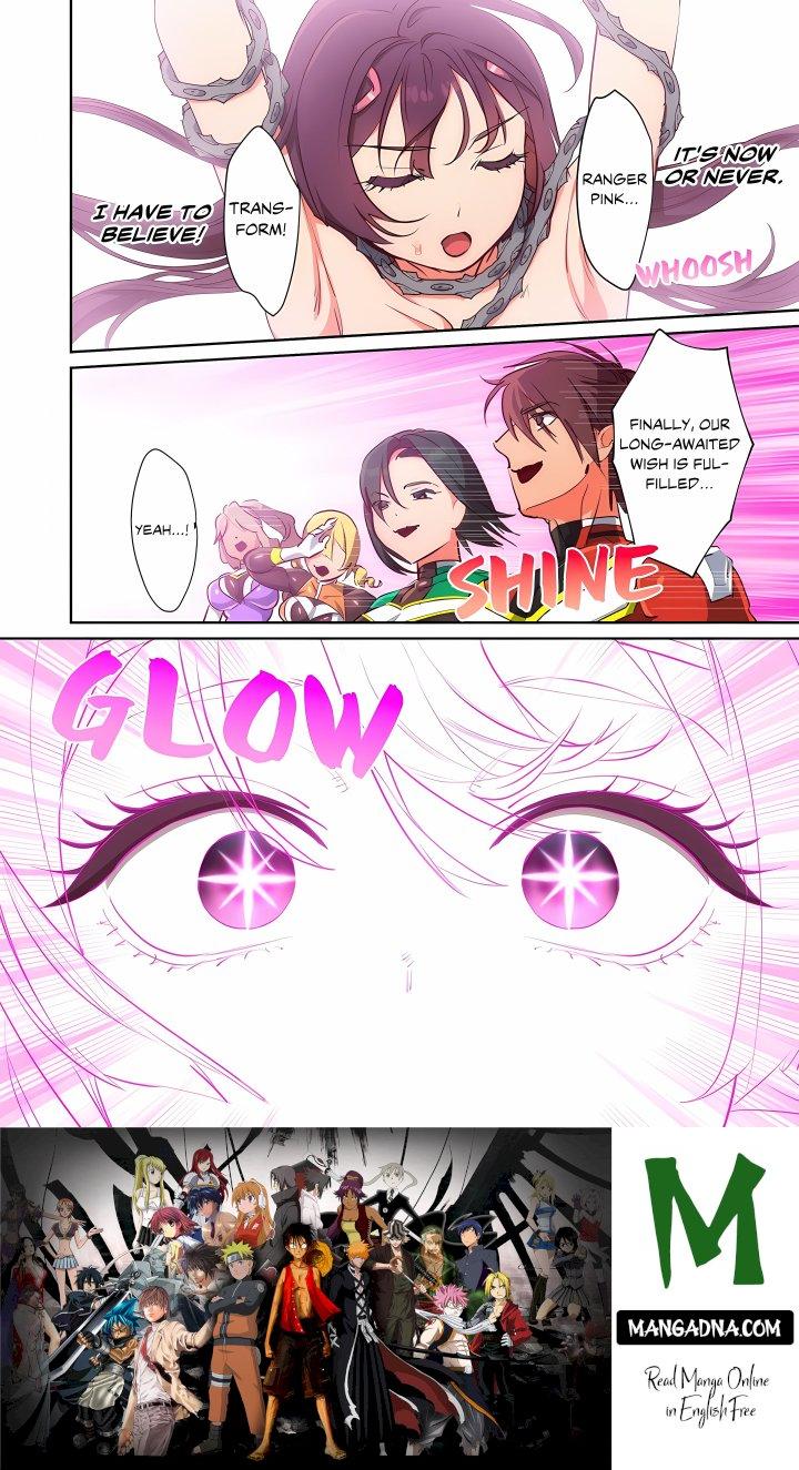 Pitiful Ranger Pink: I’m Such a Disgrace, but It Feels So Good! (Uncensored) - Chapter 21 Page 24