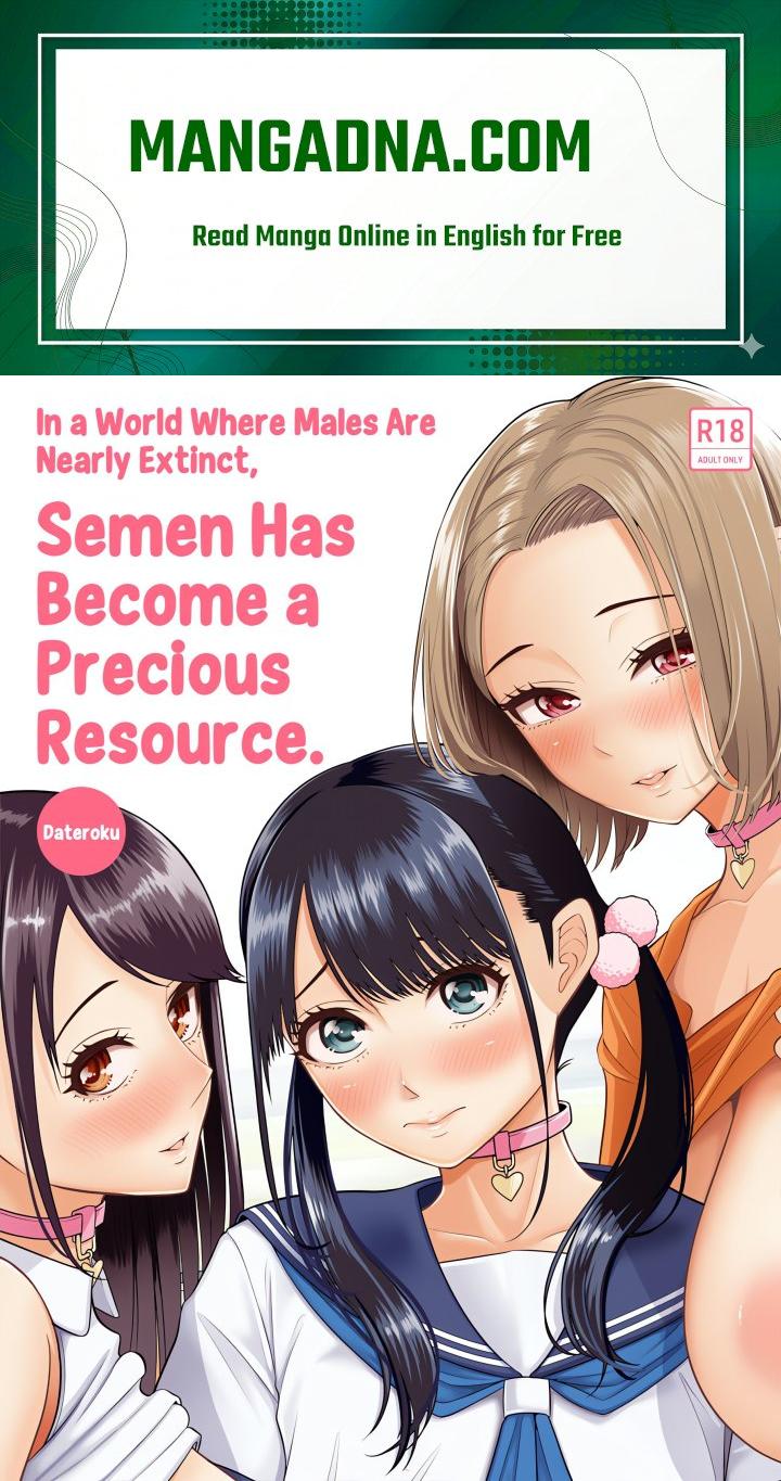 In a World Where Males Are Nearly Extinct, Semen Has Become a Precious Resource - Chapter 1 Page 1