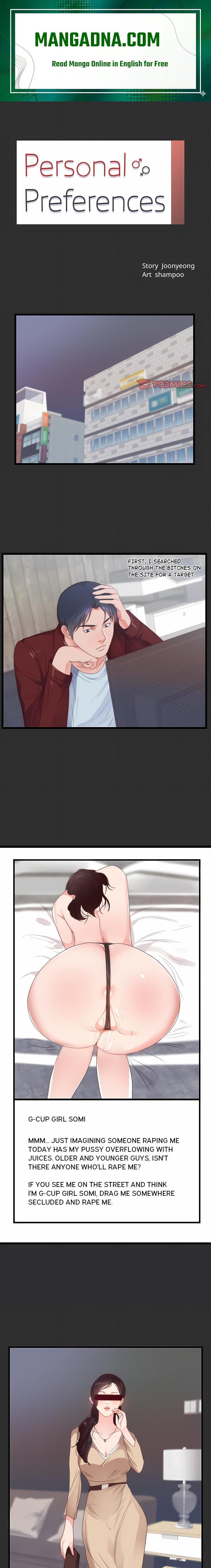 Personal Preferences - Chapter 5 Page 1